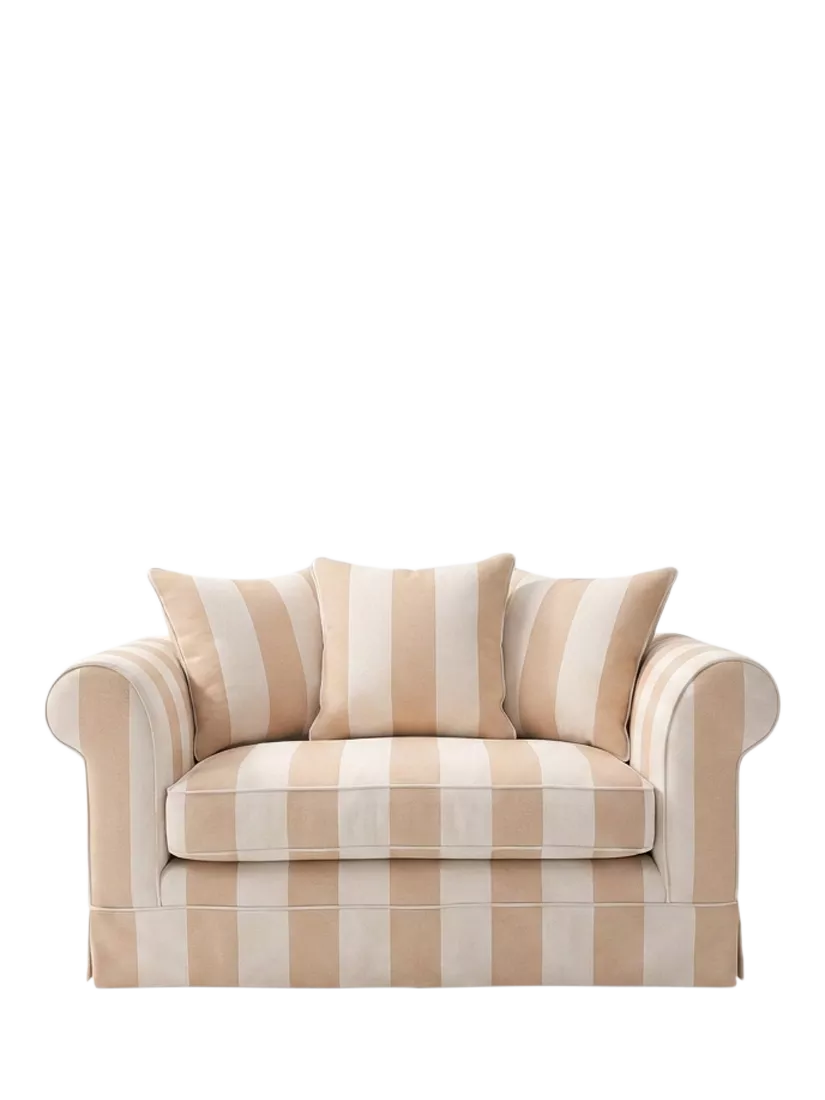 John Lewis x Sophie Conran Salthrop Scatter Back Snuggler, Natural Stripe