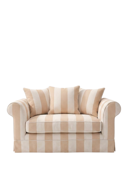 John Lewis x Sophie Conran Salthrop Scatter Back Snuggler, Natural Stripe, Natural Stripe