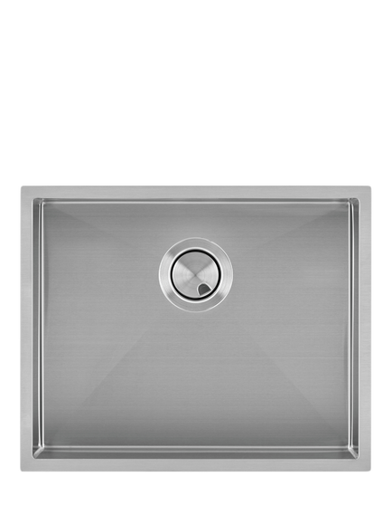 Clearwater Volta Single Bowl Kitchen Sink, Brushed Stainless Steel, Stainless Steel