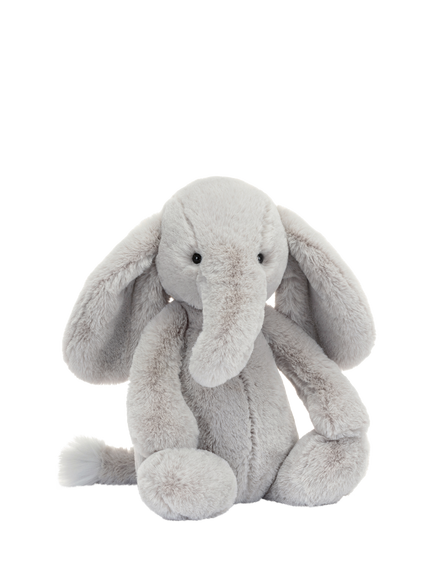 Jellycat Bashful Luxe Elephant Thuddeus Soft Toy, Multi