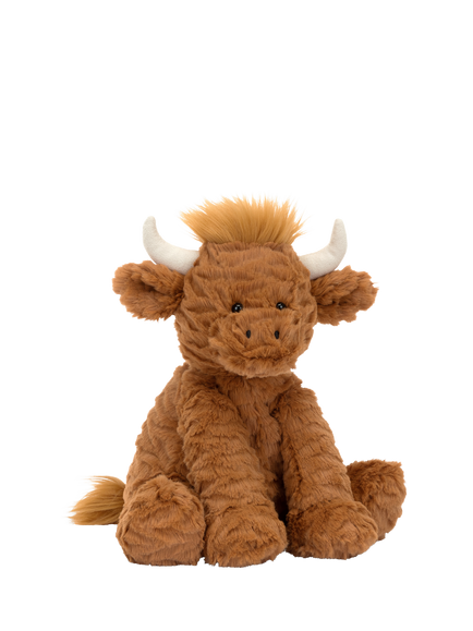 Jellycat Fuddlewuddle Highland Cow Soft Toy, Multi