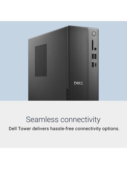 Dell ECS1250 Slim Desktop PC, Intel Core Ultra 5 Processor, 16GB RAM, 512GB SSD, Black - view 2, Black