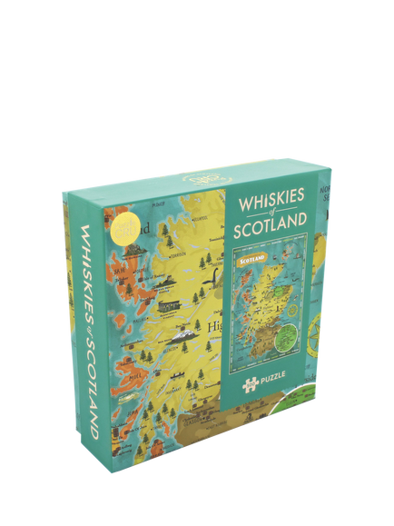 Ginger Fox Whiskys of Scotland 500 Piece Jigsaw Puzzle - view 2, Multi Multi