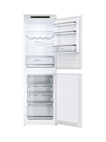 Haier Series 4 HB50T618FMK Integrated 50/50 Fridge Freezer, White - view 2, White