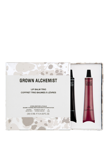 Grown Alchemist Lip Balm Trio Skincare Gift Set, Clear