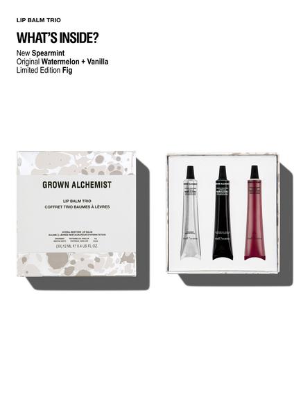 Grown Alchemist Lip Balm Trio Skincare Gift Set - view 2, Clear