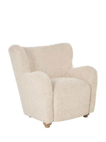 John Lewis OUTLET Nook Armchair, Like New, Natural Texture, Natural Texture