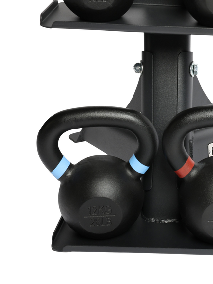 Northern Gym Equipment 2-14kg Kettlebells, Black - view 2, Black