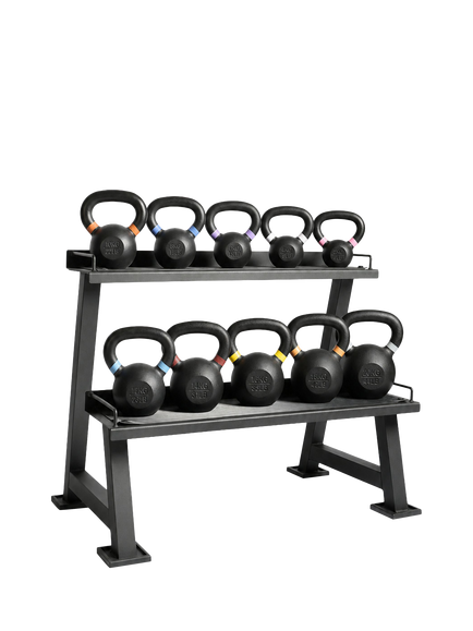 Northern Gym Equipment 2-20kg Kettlebells, Black, Black