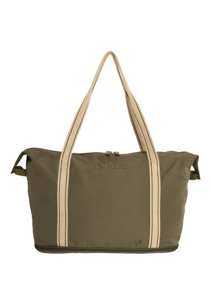 Joules Epwell Packaway Duffle Bag, Khaki Green, Khaki Green