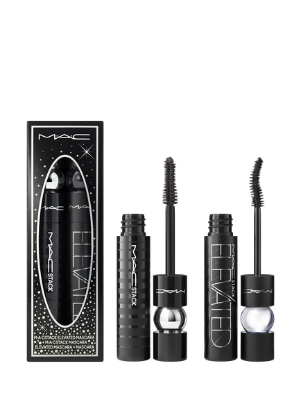 MAC MACStack Elevated Mascara Duo Makeup Gift Set, Muliple