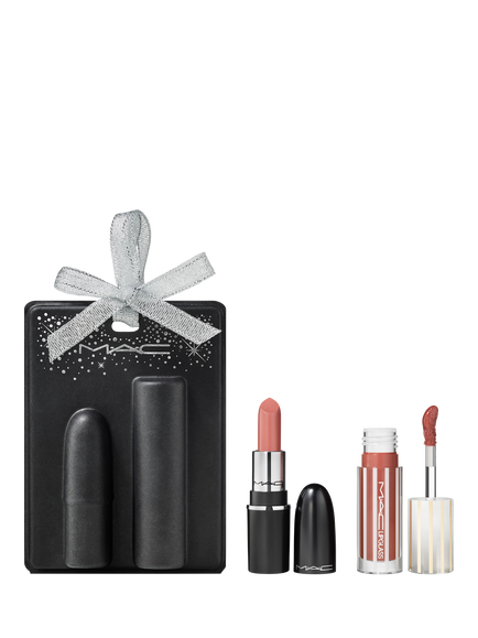 MAC Mini Nudes Lip Combo Makeup Gift Set, Muliple