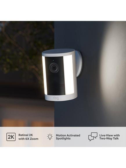 Ring Spotlight Cam (2nd Generation) Battery Smart Security Camera with Built-in Wi-Fi - view 2, Black