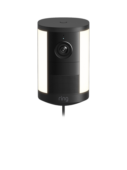 Ring Spotlight Cam (2nd Generation) Plug-In Smart Security Camera with Built-in Wi-Fi, Black