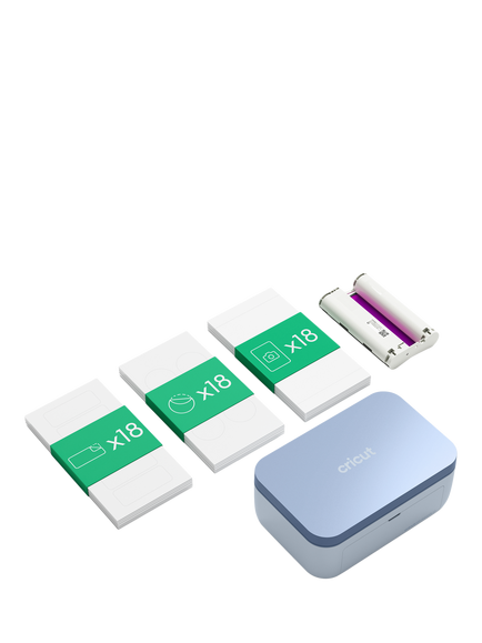Cricut StickerPix Print™ Essential Bundle, Blue