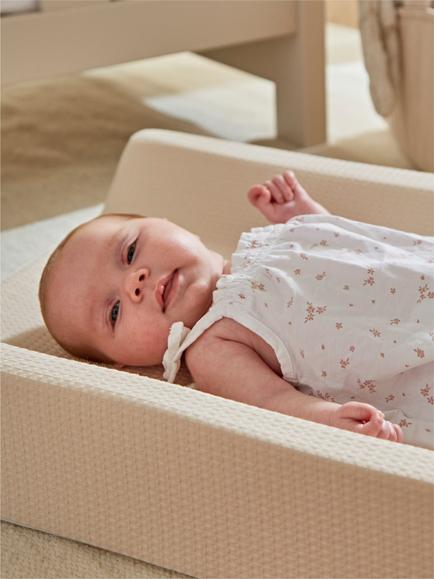 CuddleCo Wedge Changing Mat, Cashmere Waffle - view 2, Cashmere Waffle