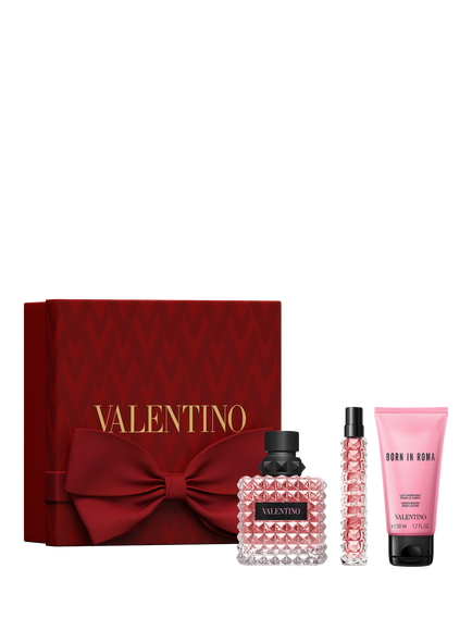 Valentino Born in Roma Donna Eau de Parfum 100ml Holiday Fragrance Gift Set, N/A (coffret)