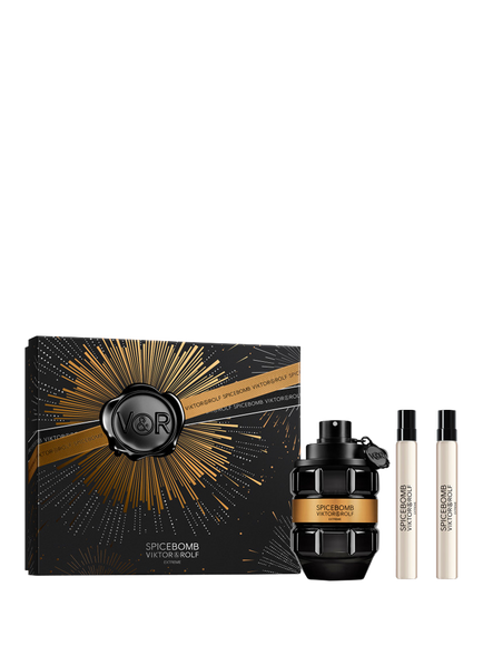 Viktor & Rolf Spicebomb Extreme Eau de Parfum 90ml Holiday Fragrance GIft Set, N/A (coffret)