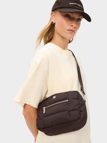 Sweaty Betty The Nimbus Roam Crossbody Bag, Espresso Brown - view 2, Espresso Brown
