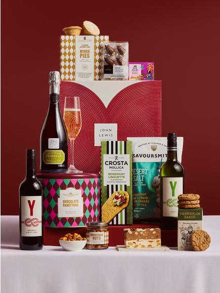 John Lewis Christmas Gourmet Gift Box, Multi
