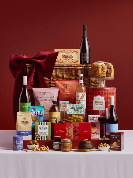 John Lewis Seasonal Sophistication Wicker Hamper, Multi