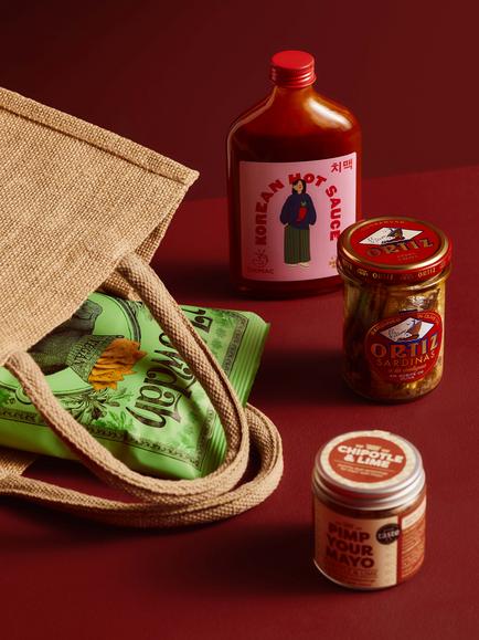 John Lewis Worldy Flavours Gift Bag - view 2, Multi