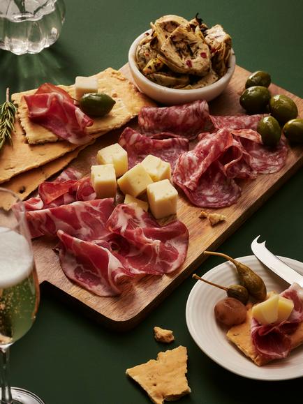 Waitrose & Partners No.1 Fresh Charcuterie & Bubbles Hamper (Delivery from 15 December) - view 2, Multi