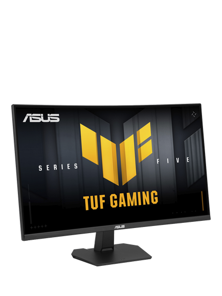 ASUS TUF Gaming VG27VQM5F Full HD Curved Gaming Monitor, 27”, Black, Black