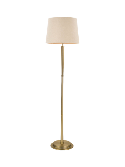 Laura Ashley Sullivan Floor Lamp, Matt Champagne, Champagne