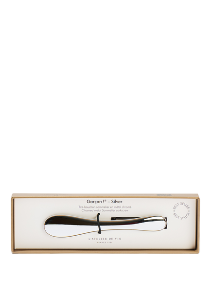 L'Atelier du Vin Garcon Sommelier Corkscrew, Chrome, Chrome