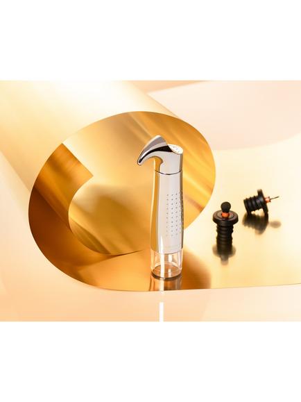 L'Atelier du Vin Gard’vin Metal ON/OFF Wine Keeper, Chrome - view 2, Chrome