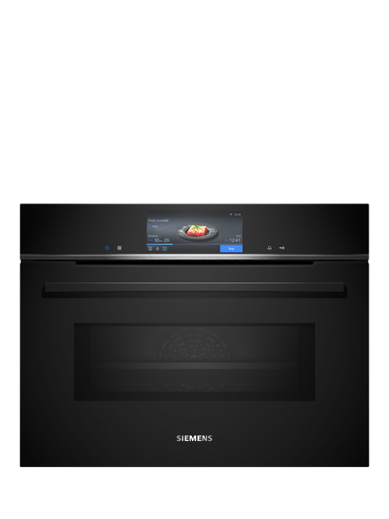 Siemens OUTLET iQ700 CM778GNB1B Built In Electric Single Oven, Like New, Black, Black