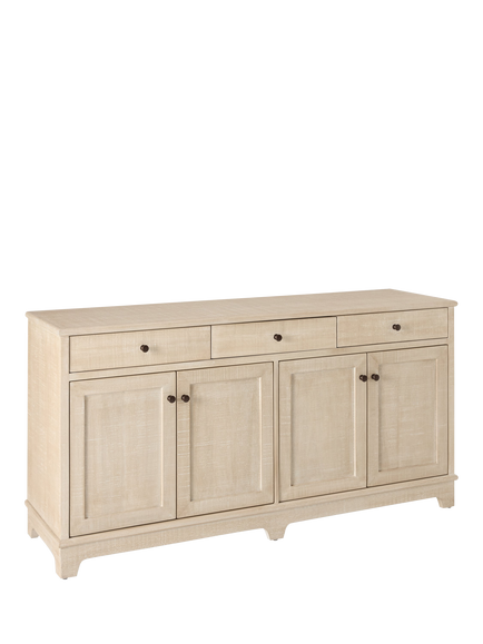 John Lewis OUTLET Lynton 3 Drawer, 4 Door Sideboard, Like New, Natural, Natural