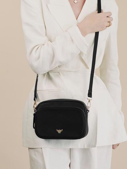 Apatchy London Betty Crossbody Camera Bag - view 2, Black
