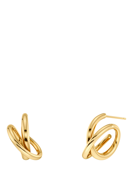 EDBLAD Twisted Mini Hoop Earrings, Gold, Gold
