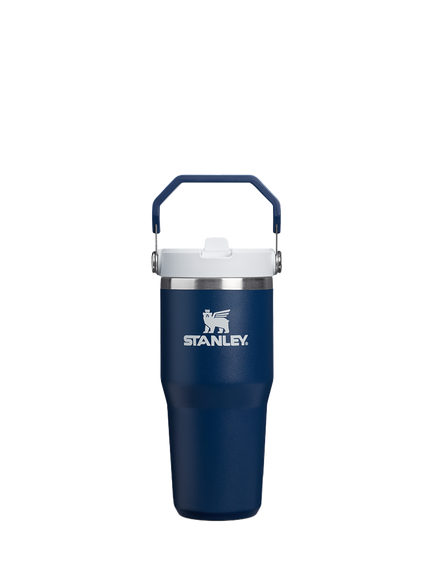 Stanley IceFlow Flip Straw Stainless Steel 2.0 Tumbler, 410ml, Dark Navy, Dark Navy