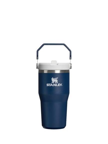 Stanley IceFlow Flip Straw Stainless Steel Leak-Proof 2.0 Tumbler, 590ml, Dark Navy, Dark Navy