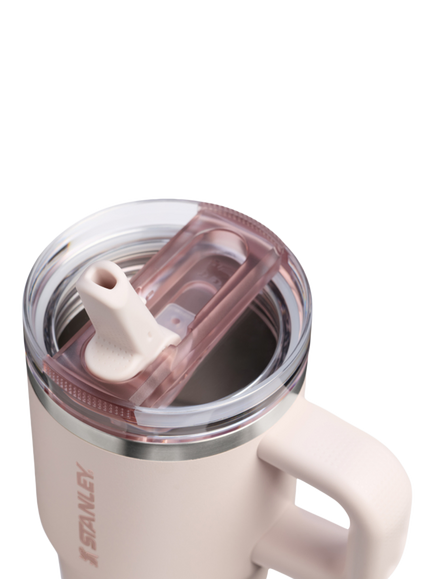 Stanley Quencher ProTour Flip Straw Leak-Proof Tumbler, 590ml, Rose Quartz - view 2, Rose Quartz