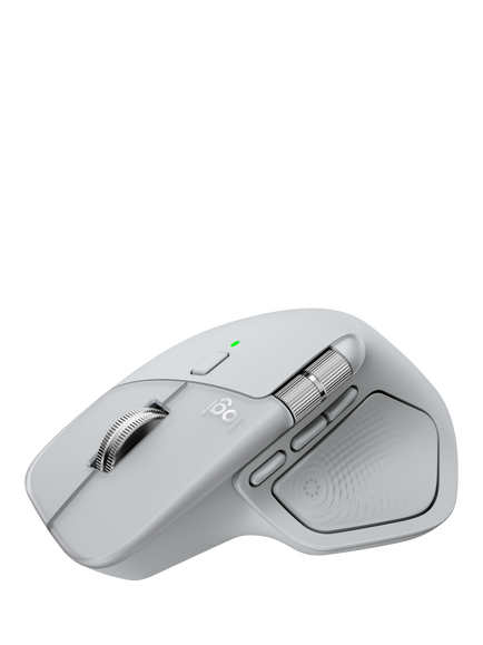 Logitech MX Master 4 Wireless Bluetooth Mouse, Pearl Grey, Pearl Grey