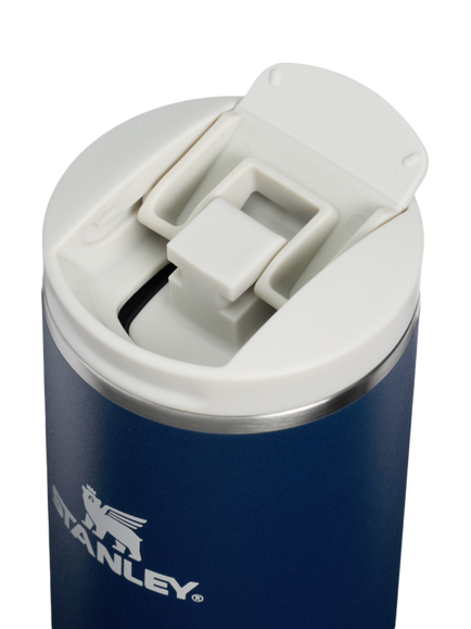Stanley AeroLight Transit Flip Top Insulated Travel Mug, 350ml, Dark Navy - view 2, Dark Navy