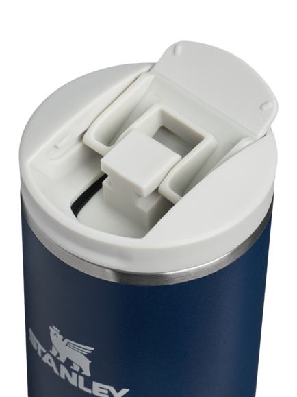 Stanley AeroLight Transit Flip Top Insulated Travel Mug, 470ml, Dark Navy - view 2, Dark Navy