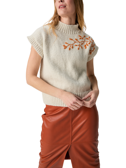 Sirdar 10969 Branch Out Tank Top Knitting Pattern - view 2, Multi