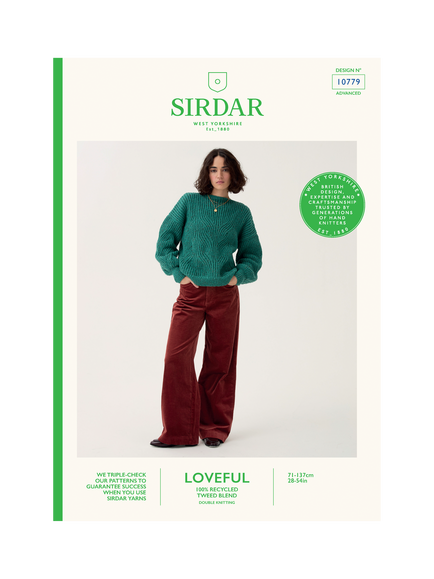 Sirdar Button Cuff Jumper Knitting Pattern Book, Multi
