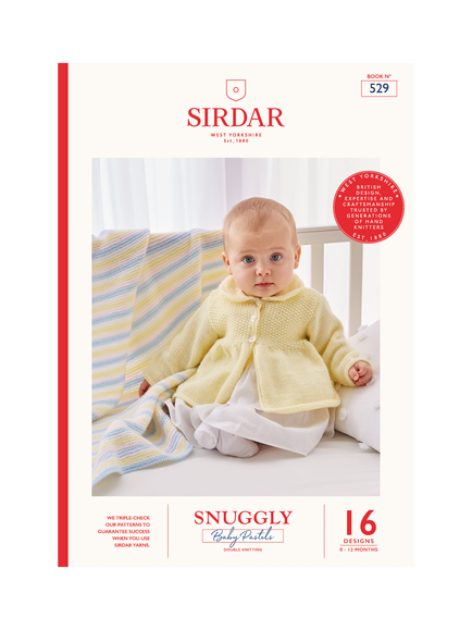 Sirdar 529 Snuggly DK Baby Pastels Knitting Pattern Book, Multi