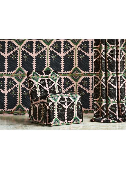 Harlequin Brocha Furnishing Fabric, Forest/Midnight - view 2, Forest/Midnight