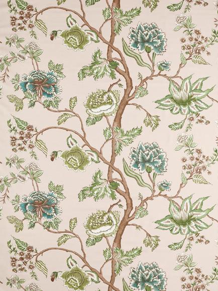 Harlequin Indienne Furnishing Fabric, Indigo/Maroon