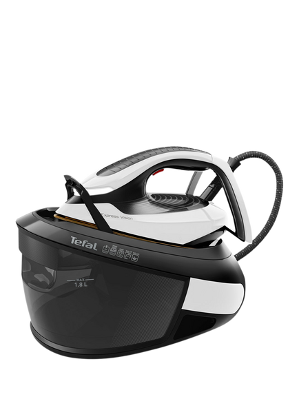 Tefal Express Vision Steam Iron Generator, Black & White, Black & White