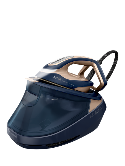 Tefal Pro Express Vision Max Steam Generator Iron, Blue & Gold, Blue & Gold