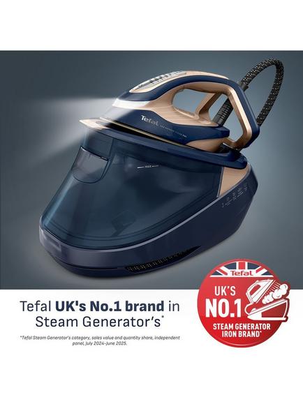Tefal Pro Express Vision Max Steam Generator Iron, Blue & Gold - view 2, Blue & Gold