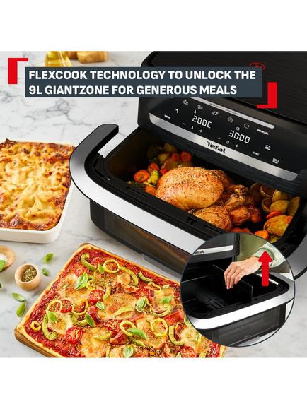 Tefal Ingenio EY9278G0 Dual Flex Air Fryer, Black - view 2, Black